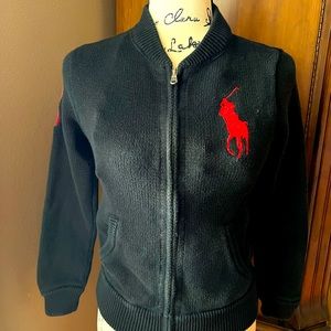 Boys Polo Sweater Jacket. Never worn